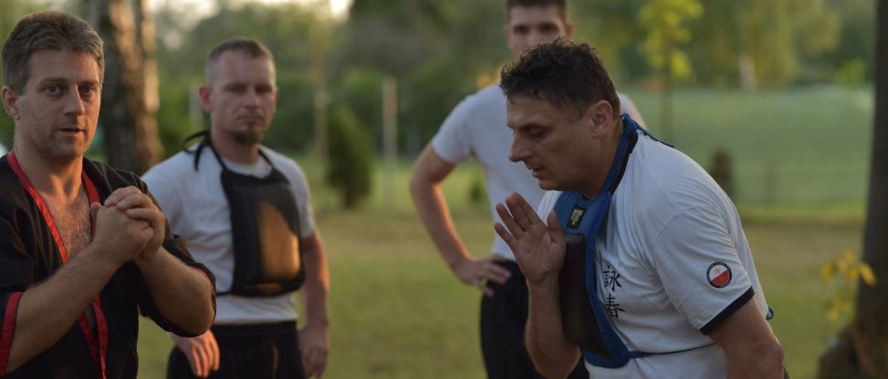 Trening na obozie Wing Tsun Kung Fu